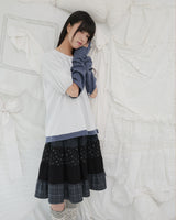 STARRY PENDANT BACK RIBBON TOP