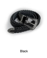 Ruthen Western Braided Leather Belt