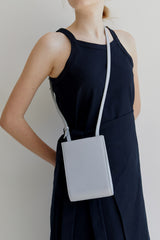 FOLDED BAG GREYISH BLUE