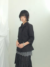 Semi-A-Line Double Button Jacket