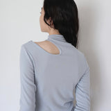shoulder cut out tops