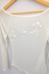 The Flower Lettering Slim Top
