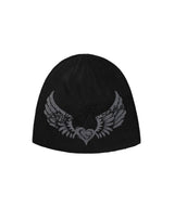 CRYSTAL WING BEANIE_BK