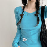 Span* Beat Patch Slim Long Sleeve T-shirt (5 colors)