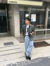 No.1312 LU チェックハーフシャツ