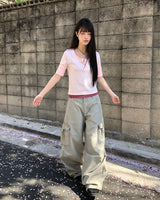 リクパネルカーブワイドカーゴパンツ
