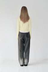 KIRSH PLAIN SOFT TOUCH CARDIGAN - IVORY 