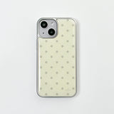 dot epoxy silver bumper case(remon chiffon)