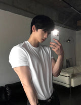 Cropped Muscle Fit T-shirt