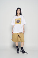 25SS SQUARE BASKETBALL SHORT SLEEVE T-SHIRT WHITE