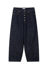 Dape embroidered fly denim pants