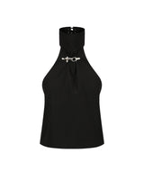 Buckle Halterneck - Black