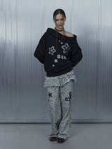 SUE Wide Hoodie Top
