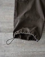 MP WASHED CURVED PANTS BR
