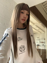 ユニフォームボックスホワイトロングスリーブTシャツ