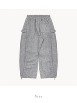 [Unisex]サイドストラップスウェットパンツ(5color)