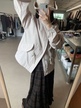 Regular half-neck night jacket (3color)