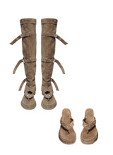 LATENCY open toe boots(3 color) 