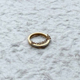 Gold Chain Accent Ring