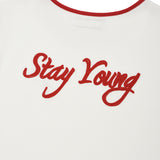 GRAPHIC RINGER T-SHIRT [WHITE]