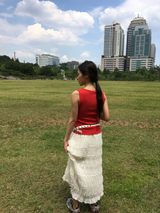 Tincture Ripple Long Skirt (2color)