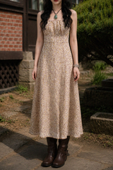 BLOOMING GARDEN CHIFFON DRESS