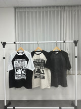 Decontrol オーバーサイズラグラン半袖Tシャツ