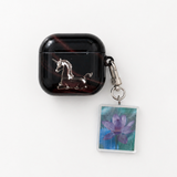 ピースピースAirPodsケース (keyring set)