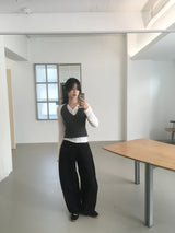 Tencel V-neck T