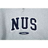 Huke x Nus.ハーフジップアップ（GREY）