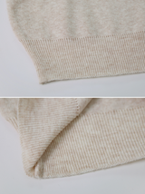 Simple Basic V-neck Knit (10color)