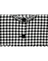 [PRE-FALL] [ATELIER] Andy Houndstooth Puff Short-Sleeve Jacket Black