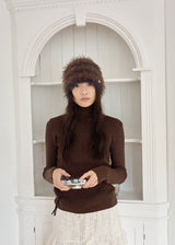Teddy Bear Beanie - Brown