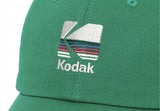 RAINBOW EMBROIDERY BALL CAP【GREEN】