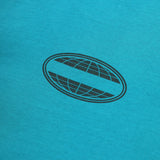 PARAGRAPH ピグメントダイドTシャツ ブルーグリーン