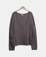 Henil Ribbon Pocket Cardigan