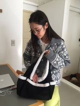 Pudding Nordic Half-Neck Zip-Up (2color)