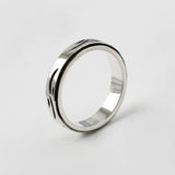SVR-S618 AB6IX Jeon Woong wears silver Sliver 925 stone couple friendship silver ring
