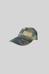 "1 OF A KIND" ロゴ6パネルキャップ(CAMO)