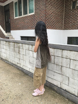 ニットロングスリーブレス