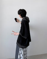 Crunch Layered Half Hoodie