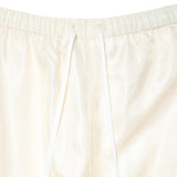 WOOL BLOOMER BERMUDA PANTS_WHITE