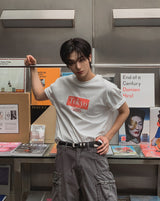 Tokyo Print Crop Short Sleeve T-shirt