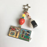 Square Mirror Keychain/四角いミラーキーホルダー