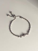 antique mini cross bracelet