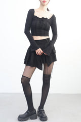 Runf Two Tone Knee Socks Stockings