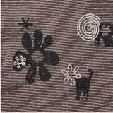 Sadie Stripe Flower Tie Tee
