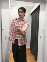 No.1835 P check SHIRT (8color)