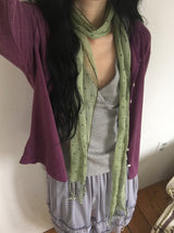 Suzu Linen Long Scarf - 100% Linen