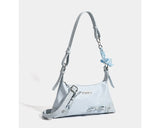【即日発送】Star Print Ribbon Shirred Shoulder Bag - 2026 New Star Print Point Bag